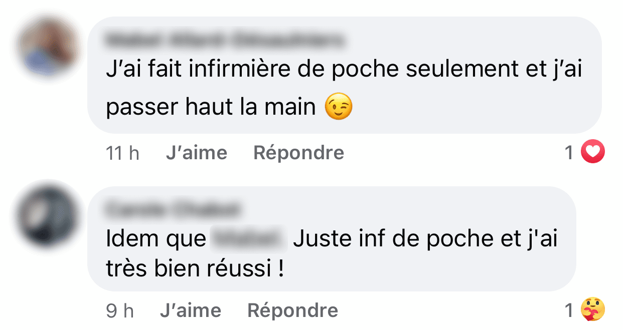 Témoignage Inf. de poche