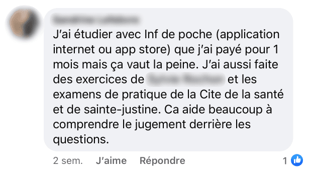Témoignage Inf. de poche
